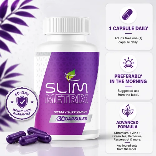 Slim Metrix order now — 60-day money-back guarantee seal
